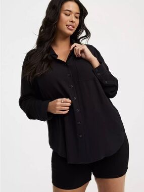 New Torrid Lizzie Button-Up Shirt Size 6X